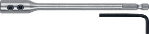 ЗУБР 150мм, удлинитель с имбусовым ключом для сверл перовых, хвостовик HEX 1/4″