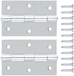 Петли универсальные, набор 2 шт., цинк 75 х 50 мм