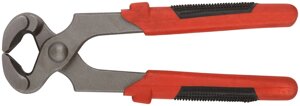 Клещи строительные "Стандарт", пластиковые красно-черные ручки 180 мм