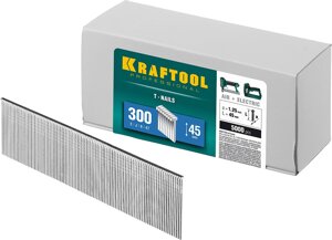 KRAFTOOL тип 18GA (47/300/F) 45 мм, 5000 шт, гвозди для нейлера (31785-45)