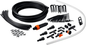GRINDA 1/2″, 9 м, шланг магистральный, от емкости, уровневая трубка, 4 л/ч на раст, на 30 раст, система капельного