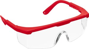 Защитные прозрачные очки ЗУБР СПЕКТР 5 монолинза с дополнительной боковой защитой, открытого типа