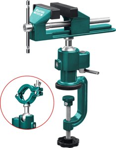 KRAFTOOL Precision, 75 мм, шарнирно-поворотные тиски (32711-75)