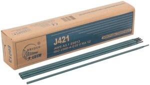 Электроды J421 "Bridge" для низкоуглеродистых сталей 3,2 мм х 350 мм (коробка 5 кг)