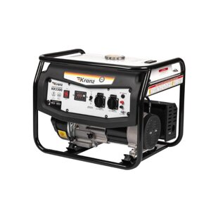 Генератор бензиновый KRANZ KR3300, 3,3кВт, 230В, 15л, ручной стартер