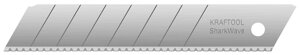 KRAFTOOL 18 мм, 5 шт, сегментированные серрейторные лезвия для ковровых покрытий (09604-18-S5)