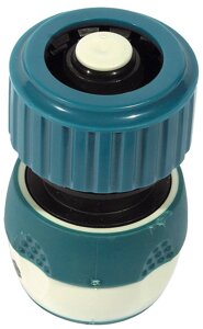 RACO COMFORT-PLUS 3/4″, с автостопом, соединитель быстросъёмный для шланга, из ABS-пластика с TPR