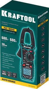 KRAFTOOL KC-300 Цифровые токовые клещи (59832)