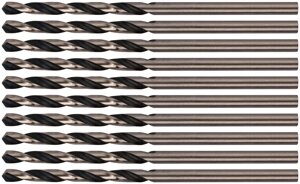 Сверла по металлу HSS черненые 2,5x57 мм (10 шт.)