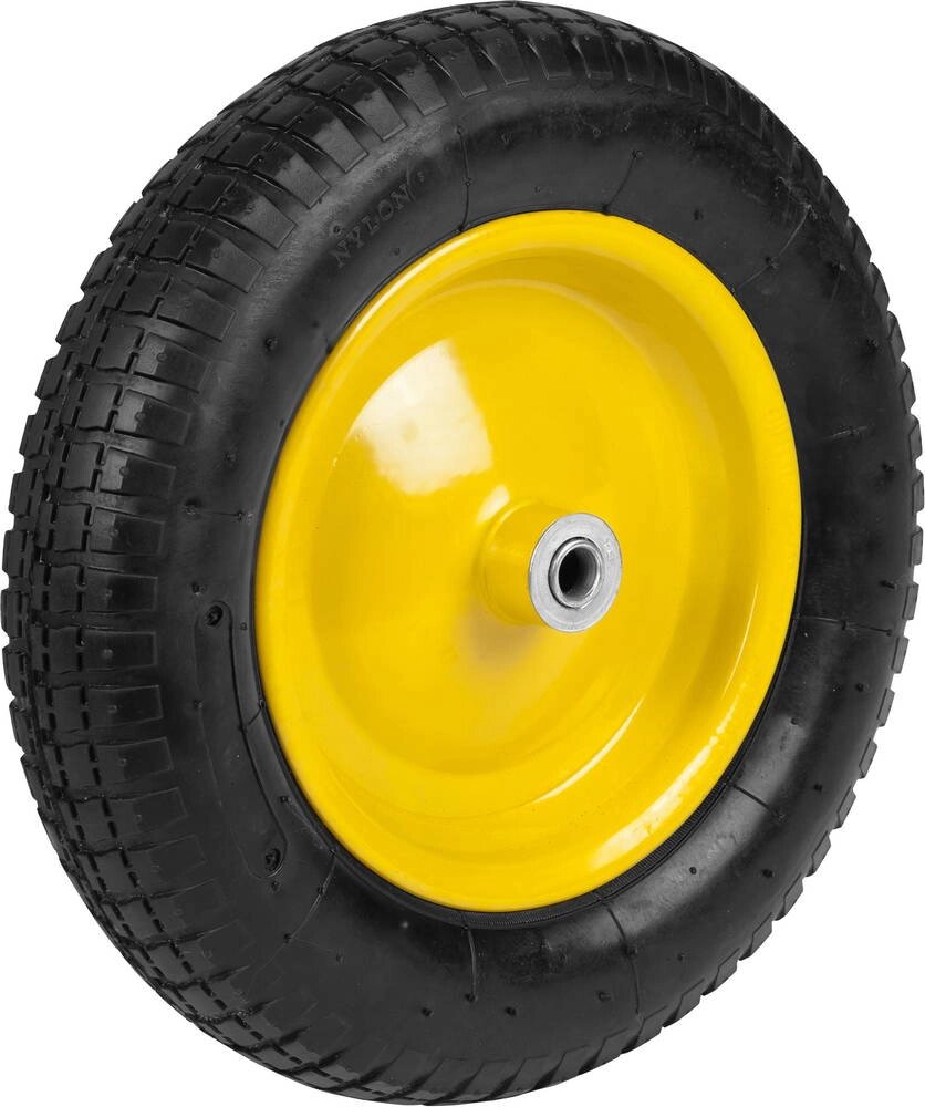 Пневматическое колесо GRINDA WP-16 360 мм для тачек (арт. 422396, 422399) от компании ТД МЕЛОЧевка (товары для дома от метизов до картриджей) - фото 1