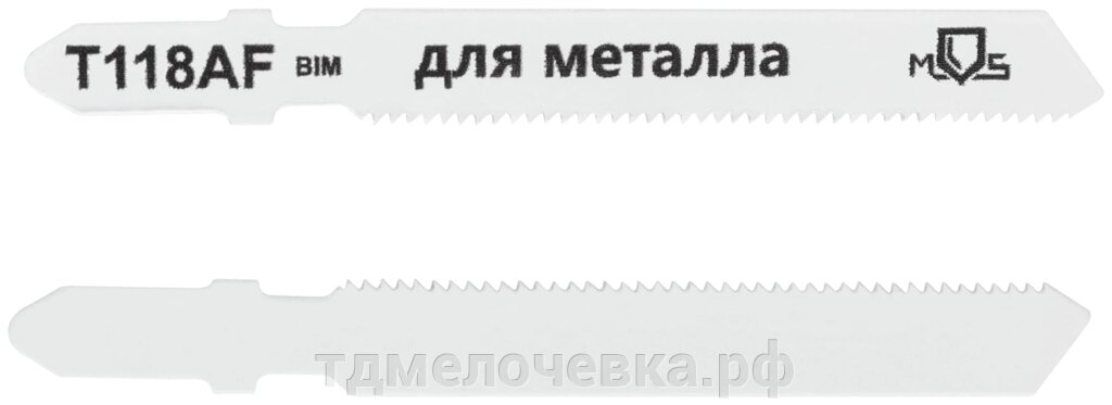 Полотна для эл. лобзика, T118AF, по металлу, Bimetal, 75 мм,  2 шт. от компании ТД МЕЛОЧевка (товары для дома от метизов до картриджей) - фото 1