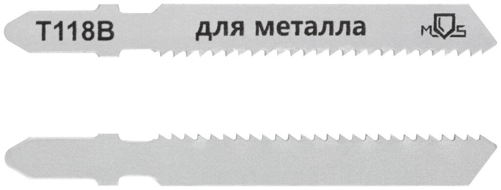 Полотна для эл. лобзика, T118B, по металлу, HSS, 75 мм,  2 шт. от компании ТД МЕЛОЧевка (товары для дома от метизов до картриджей) - фото 1