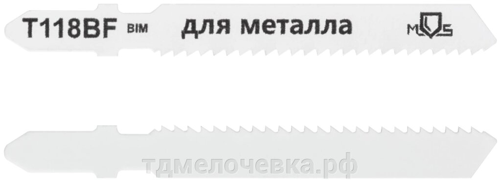 Полотна для эл. лобзика, T118BF, по металлу, Bimetal, 75 мм,  2 шт. от компании ТД МЕЛОЧевка (товары для дома от метизов до картриджей) - фото 1