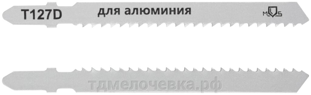 Полотна для эл. лобзика, T127D, по алюминию и пластику, HSS, 100 мм,  2 шт. от компании ТД МЕЛОЧевка (товары для дома от метизов до картриджей) - фото 1