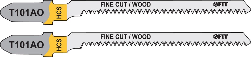 Полотна по дереву, HCS, остроконечные зубья, 82/56/1,4 мм (Т101AO),2 шт. от компании ТД МЕЛОЧевка (товары для дома от метизов до картриджей) - фото 1