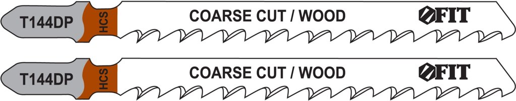 Полотна по дереву, HCS, разведенные, шлифованные зубья 100/74/4 мм (T144DP), 2 шт. от компании ТД МЕЛОЧевка (товары для дома от метизов до картриджей) - фото 1