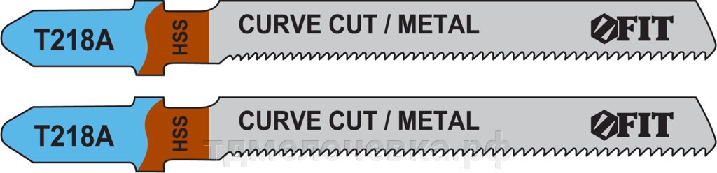 Полотна по металлу, HSS, фрезерованные, волнистые зубья, 76/51/1,1 мм (T218A), 2 шт. от компании ТД МЕЛОЧевка (товары для дома от метизов до картриджей) - фото 1