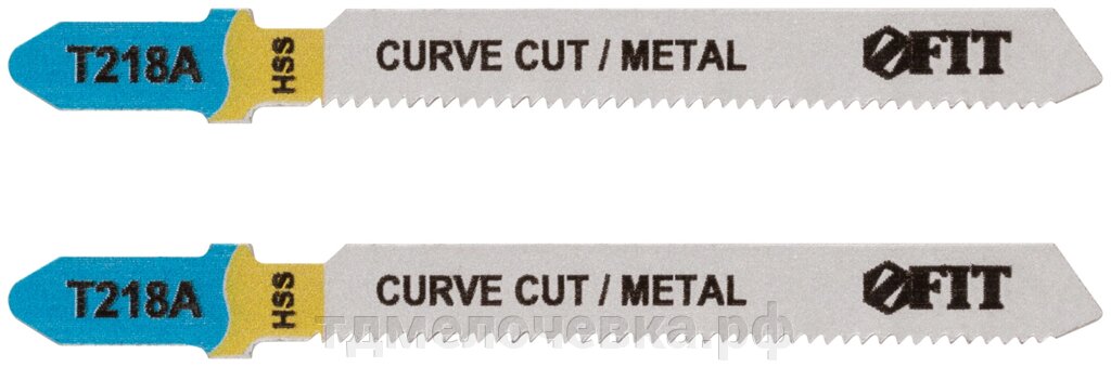 Полотна по металлу, HSS, фрезерованные, волнистые зубья, 76/51/1,1 мм (T218A), 2 шт. от компании ТД МЕЛОЧевка (товары для дома от метизов до картриджей) - фото 1