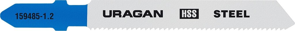 Полотна URAGAN T118A, по металлу, HSS, T-хвост, шаг 1,2мм, 75/50мм, 2шт от компании ТД МЕЛОЧевка (товары для дома от метизов до картриджей) - фото 1