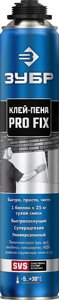 PRO FIX клей-пена монтажный, профессиональный, пистолетный, всесезонный, 750мл, SVS, ЗУБР