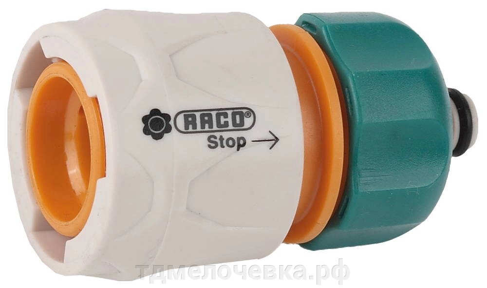 RACO ORIGINAL, 1/2″, с автостопом, для шланга, из ABS пластика, быстросъемный соединитель (4250-55205C) от компании ТД МЕЛОЧевка (товары для дома от метизов до картриджей) - фото 1