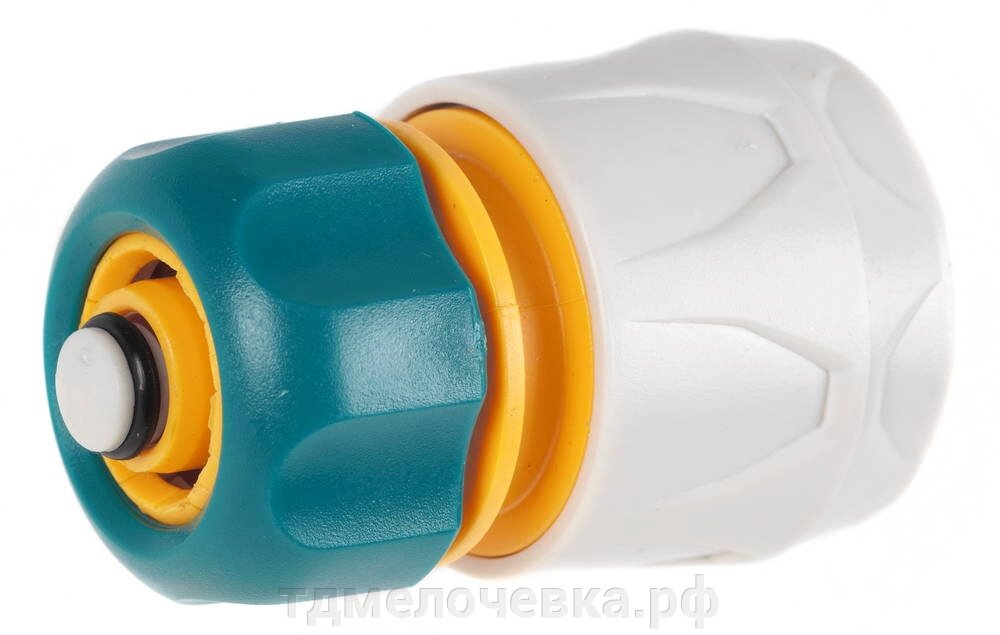 RACO ORIGINAL, 1/2″, с автостопом, для шланга, из ABS пластика, быстросъемный соединитель (4250-55205T) от компании ТД МЕЛОЧевка (товары для дома от метизов до картриджей) - фото 1