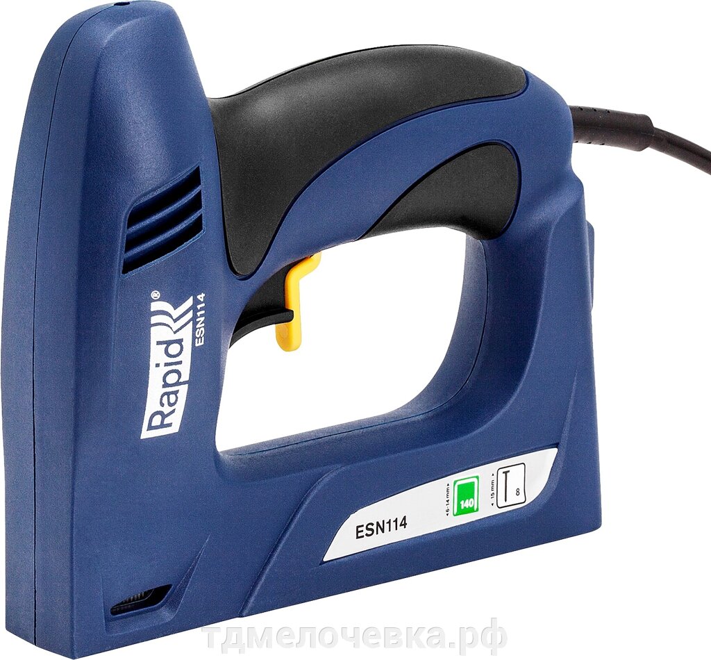 RAPID R: El. Staple Gun ESN114, тип 140 и гвоздей 300, 2-в-1, нейлер-степлер (гвозде/скобозабиватель) электрический для от компании ТД МЕЛОЧевка (товары для дома от метизов до картриджей) - фото 1