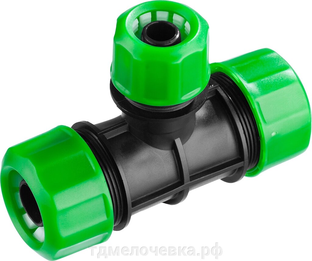 РОСТОК RW-X2, 1/2″ х 3/4″ х 3/4″, пластик ABS, цанговый тройник (426371) от компании ТД МЕЛОЧевка (товары для дома от метизов до картриджей) - фото 1