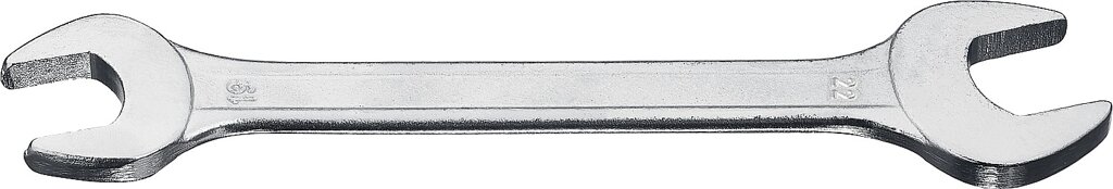 Рожковый гаечный ключ 19 x 22 мм, СИБИН от компании ТД МЕЛОЧевка (товары для дома от метизов до картриджей) - фото 1