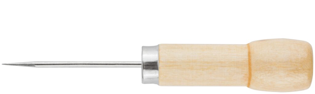 Шило, деревянная ручка  60/130 х 2,5 мм от компании ТД МЕЛОЧевка (товары для дома от метизов до картриджей) - фото 1