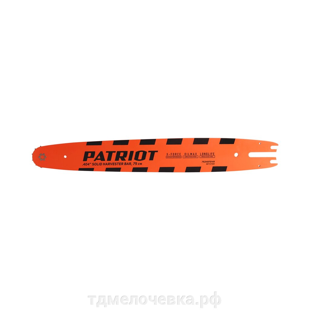 Шина PATRIOT 752HSFD149 для харвестера (75 см, 404, 2 мм) от компании ТД МЕЛОЧевка (товары для дома от метизов до картриджей) - фото 1