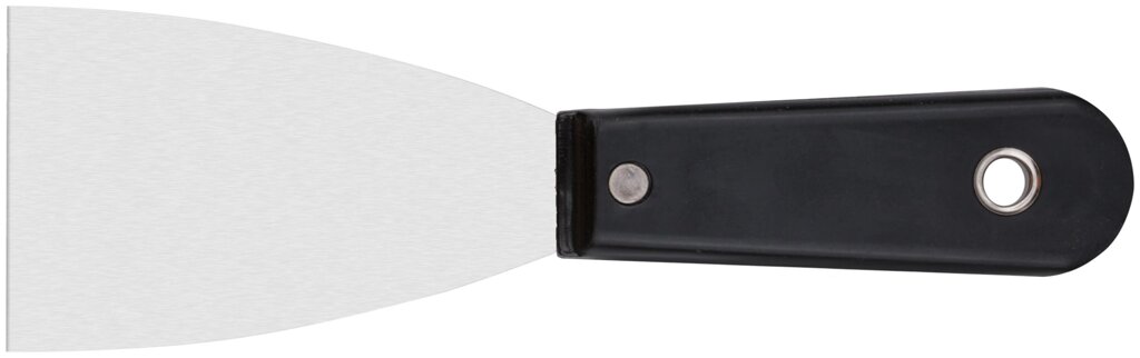 Шпатель с пластиковой ручкой полированный 2,5" (63 мм) от компании ТД МЕЛОЧевка (товары для дома от метизов до картриджей) - фото 1