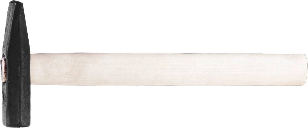 СИБИН 200 г молоток слесарный с деревянной рукояткой от компании ТД МЕЛОЧевка (товары для дома от метизов до картриджей) - фото 1