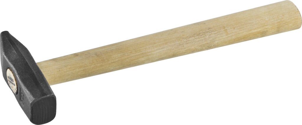 СИБИН 500 г молоток слесарный с деревянной рукояткой от компании ТД МЕЛОЧевка (товары для дома от метизов до картриджей) - фото 1