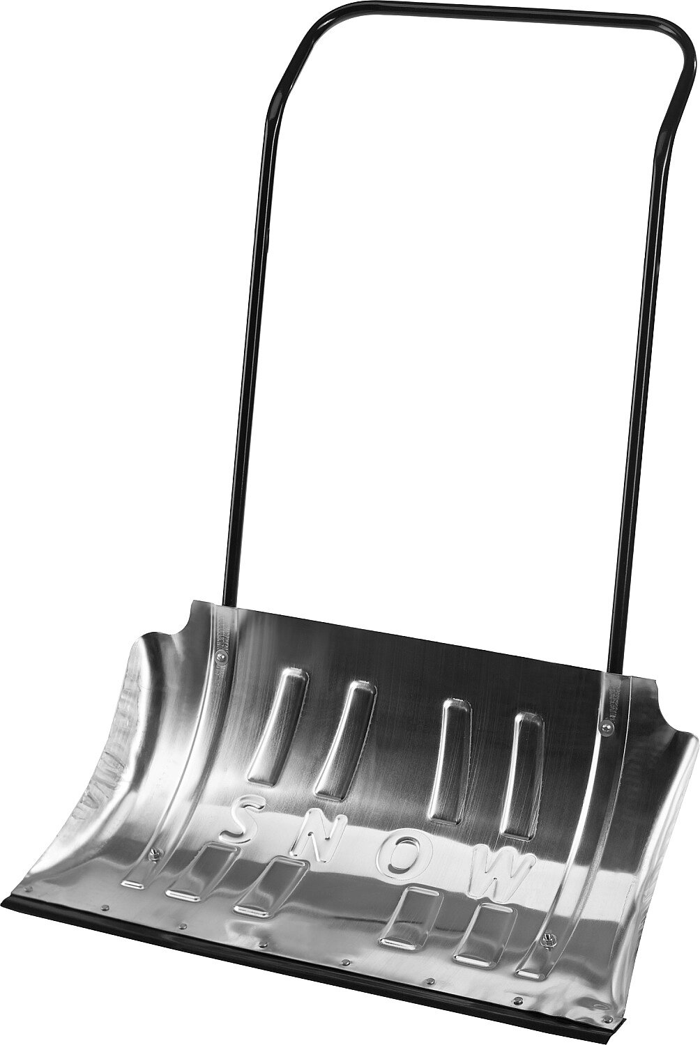 Снеговой движок (скрепер) СИБИН ДА-750 750 мм алюминиевый со стальной планкой от компании ТД МЕЛОЧевка (товары для дома от метизов до картриджей) - фото 1