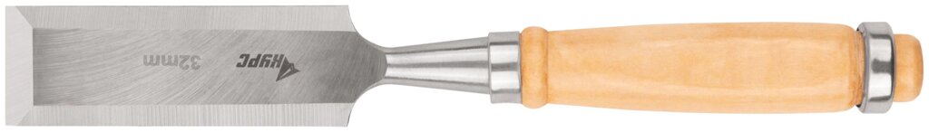 Стамеска с деревянной ручкой 32 мм от компании ТД МЕЛОЧевка (товары для дома от метизов до картриджей) - фото 1