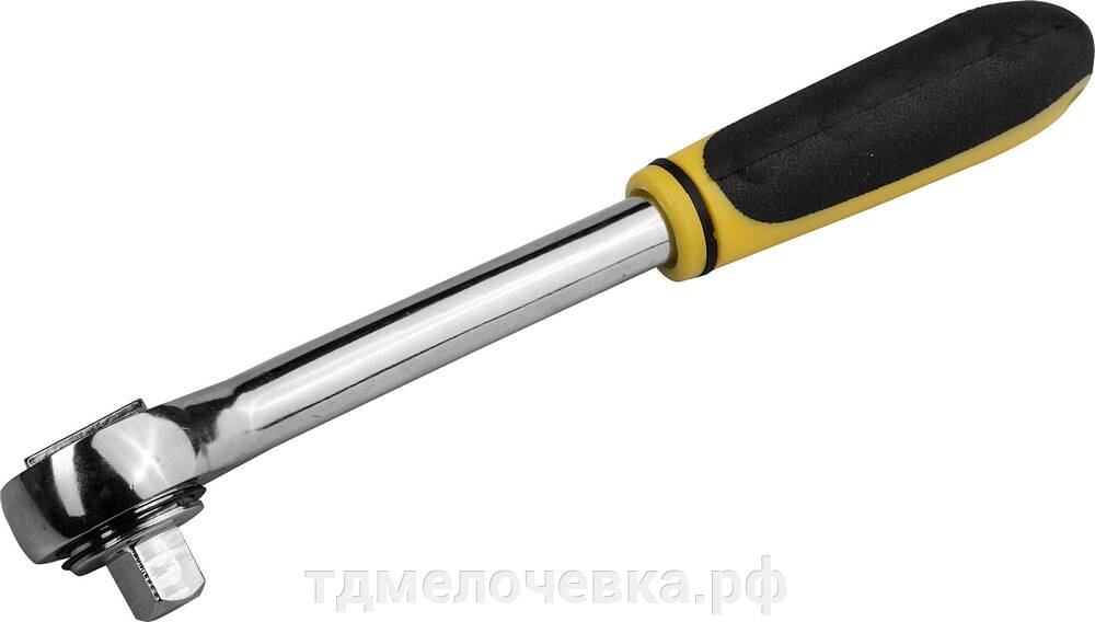 STAYER 1/2″, 45 зубцов, трещотка для торцовых головок (27785-1/2) от компании ТД МЕЛОЧевка (товары для дома от метизов до картриджей) - фото 1