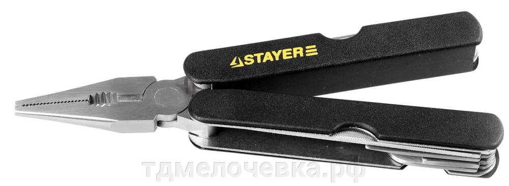 STAYER 11 функций, мультитул, многофункциональный инструмент (22855) от компании ТД МЕЛОЧевка (товары для дома от метизов до картриджей) - фото 1