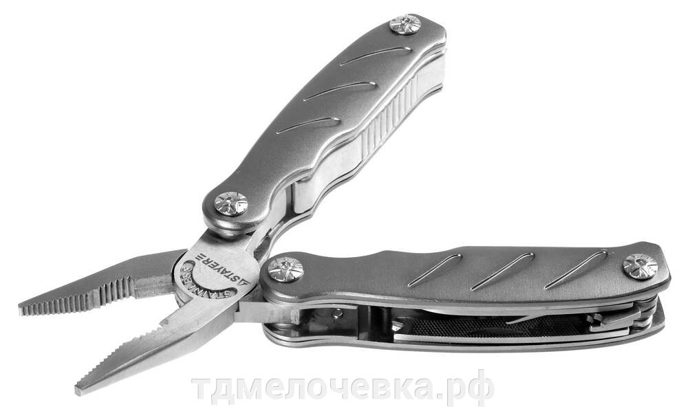 STAYER 12 в 1, мультитул, многофункциональный инструмент, Professional (22851) от компании ТД МЕЛОЧевка (товары для дома от метизов до картриджей) - фото 1