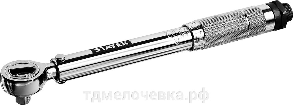 STAYER 3/8″, 14 - 112 Н·м, динамометрический ключ, Professional (64064-110) от компании ТД МЕЛОЧевка (товары для дома от метизов до картриджей) - фото 1