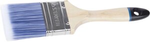STAYER AQUA, 63 мм, 2.5″искусственная щетина, деревянная ручка для воднодисперсионных и акриловых ЛКМ, плоская кисть