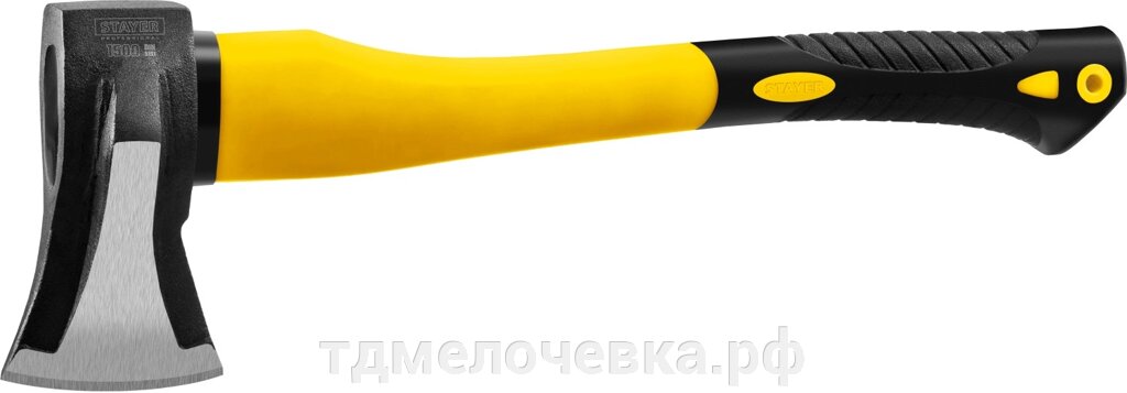 STAYER FIBERGLASS, 1000/1500 г, 380 мм, кованый топор-колун, Professional (20623-10) от компании ТД МЕЛОЧевка (товары для дома от метизов до картриджей) - фото 1