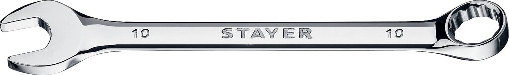 STAYER HERCULES, 10 мм, комбинированный гаечный ключ, Professional (27081-10) от компании ТД МЕЛОЧевка (товары для дома от метизов до картриджей) - фото 1