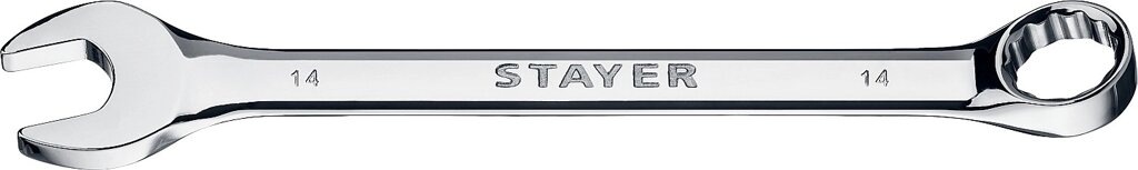 STAYER HERCULES, 14 мм, комбинированный гаечный ключ, Professional (27081-14) от компании ТД МЕЛОЧевка (товары для дома от метизов до картриджей) - фото 1