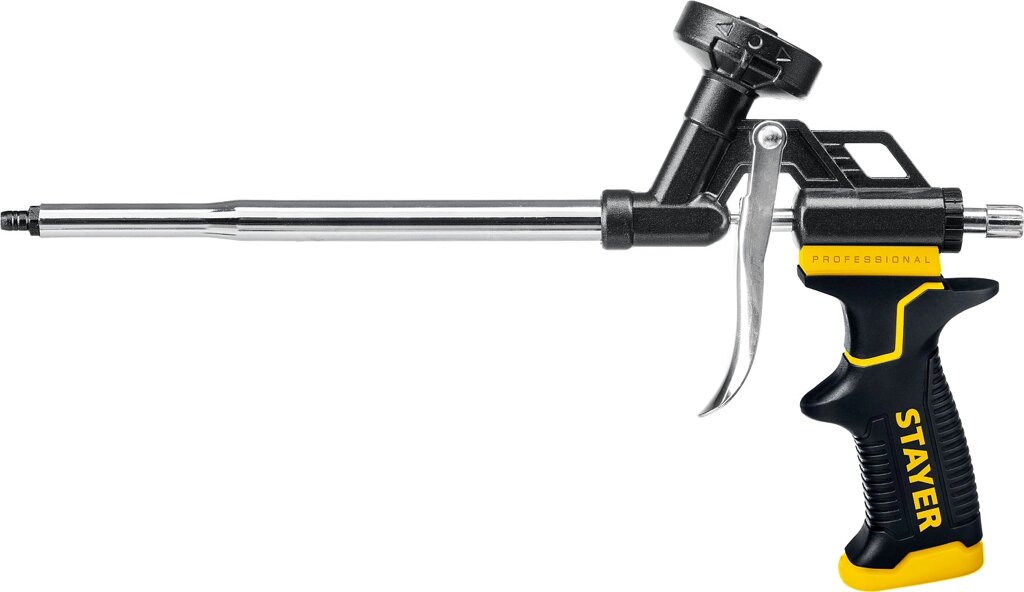 STAYER HERCULES профессиональный пистолет для монтажной пены, с тефлоновым покрытием корпуса и сопла от компании ТД МЕЛОЧевка (товары для дома от метизов до картриджей) - фото 1