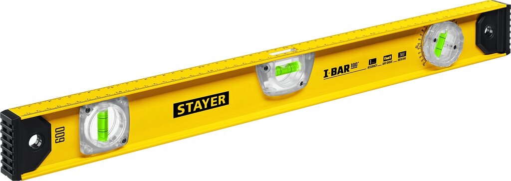 STAYER I-Bar180 600 мм двутавровый уровень от компании ТД МЕЛОЧевка (товары для дома от метизов до картриджей) - фото 1