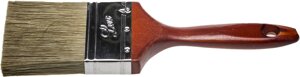 STAYER LASUR-LUX, 75 мм, 3″смешанная щетина, деревянная ручка, для высокотекучих ЛКМ, плоская кисть (01051-075)
