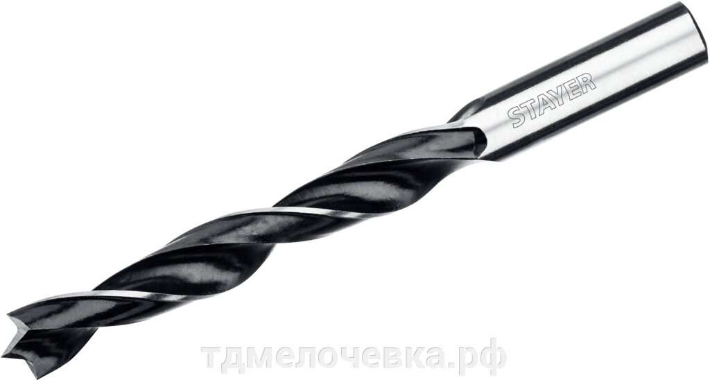 STAYER M-type, 7.0 x 105/75 мм, М-образная заточка, спиральное сверло по дереву (2942-105-07) от компании ТД МЕЛОЧевка (товары для дома от метизов до картриджей) - фото 1