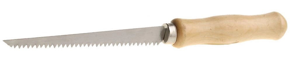 STAYER MASTER 160 мм мини-ножовка для гипсокартона с деревянной рукояткой от компании ТД МЕЛОЧевка (товары для дома от метизов до картриджей) - фото 1