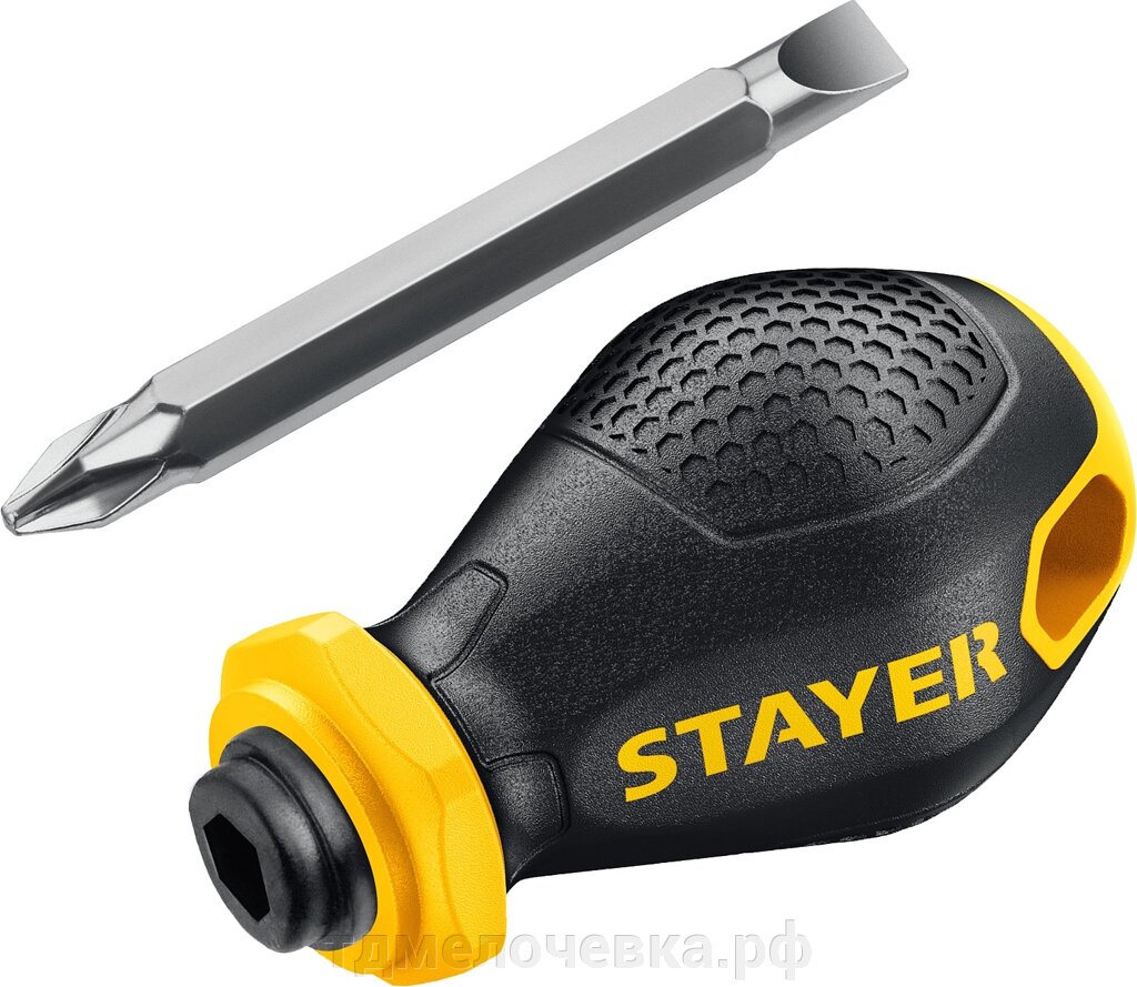 STAYER MaxFix, PH2/SL6, 32 мм, переставная отвертка (2511) от компании ТД МЕЛОЧевка (товары для дома от метизов до картриджей) - фото 1